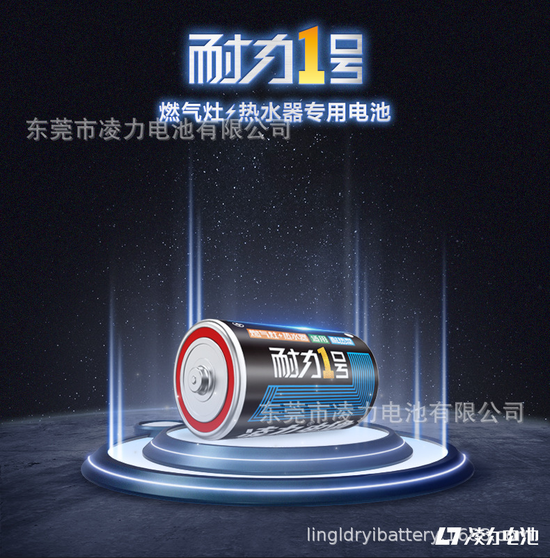 1號(hào)高容量耐力王電池，熱水器專用，灶具專用，大號(hào)，R20P